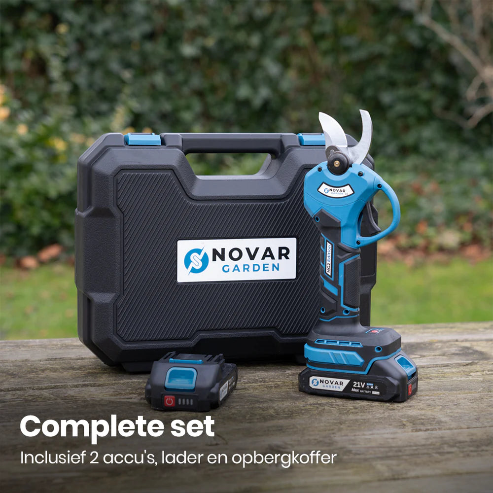NOVAR™ Cordless Electric Pruner + 2 FREE BATTERIES