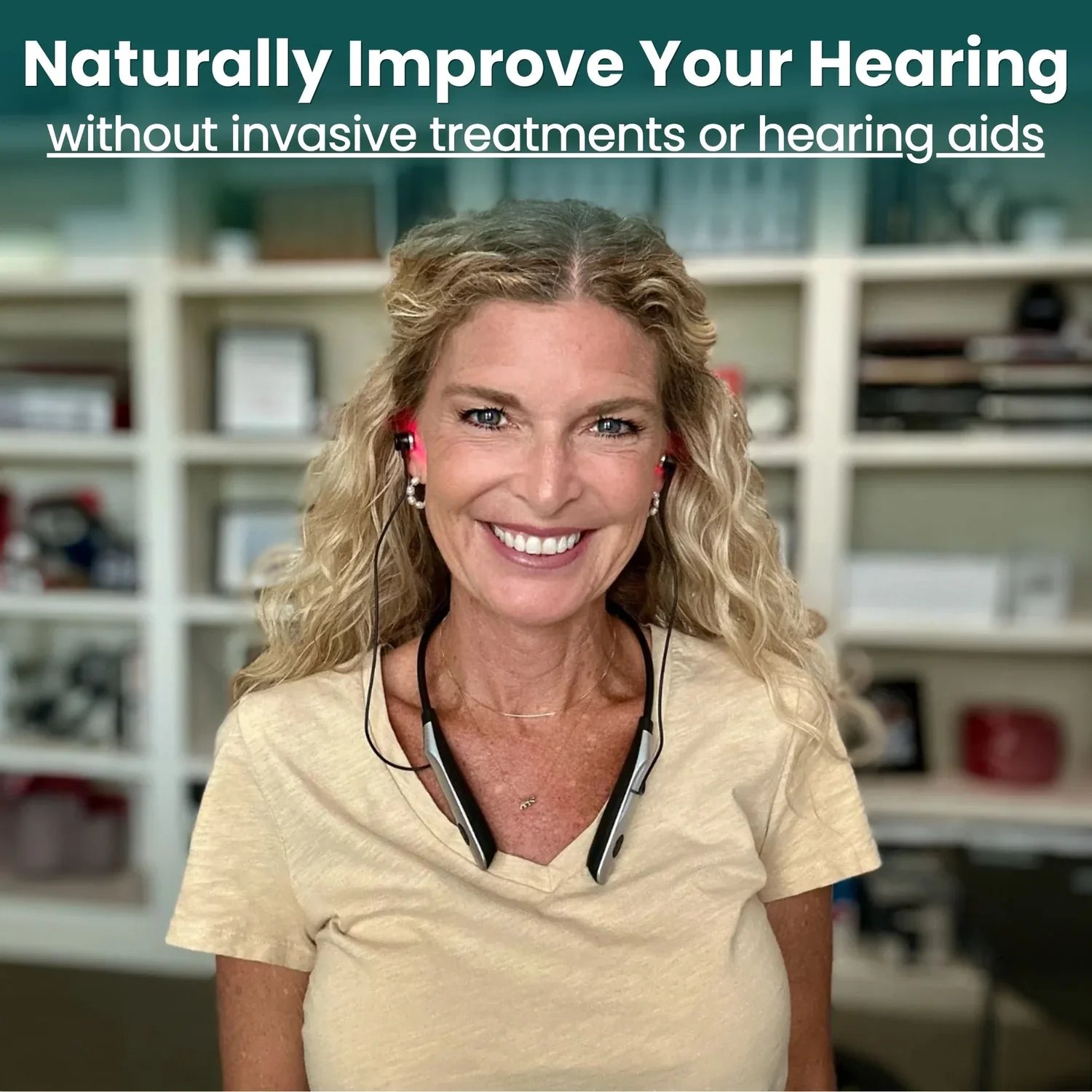 NeuroHear™ – Red Light Therapy Earbuds