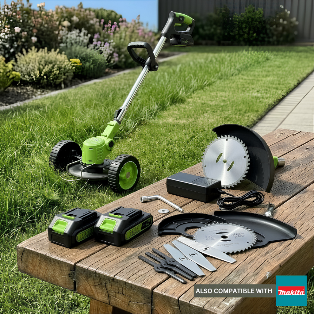 iToolMax™︎ 3-In-1 Cordless Mower, Edger & Trimmer + 2 FREE BATTERIES