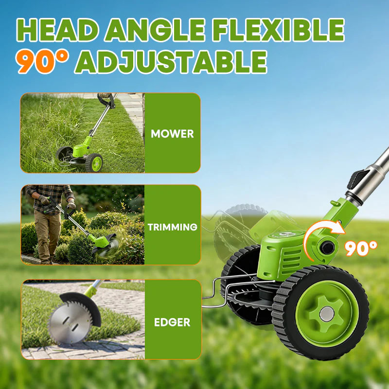 iToolMax™︎ 3-In-1 Cordless Mower, Edger & Trimmer + 2 FREE BATTERIES