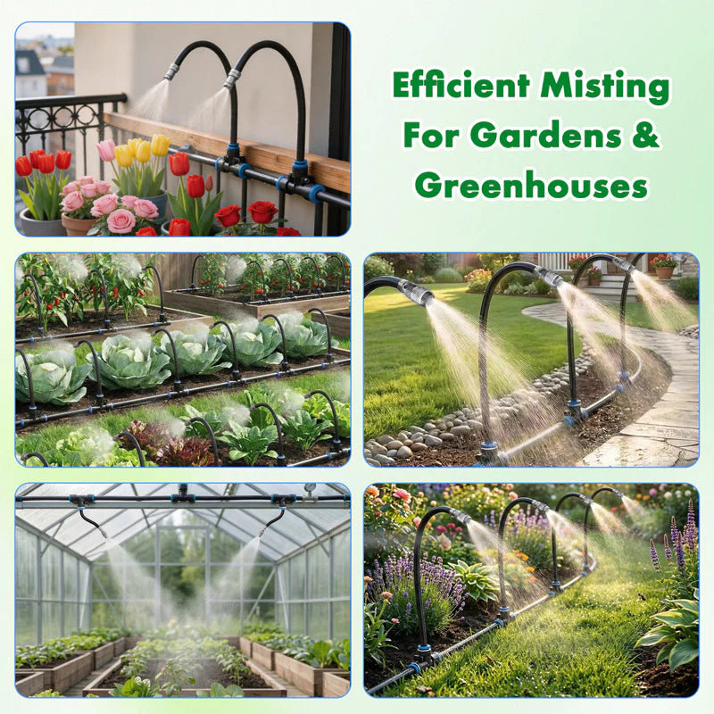 HydraMax™ Drip Irrigation Kit with 360° Flexible Hose