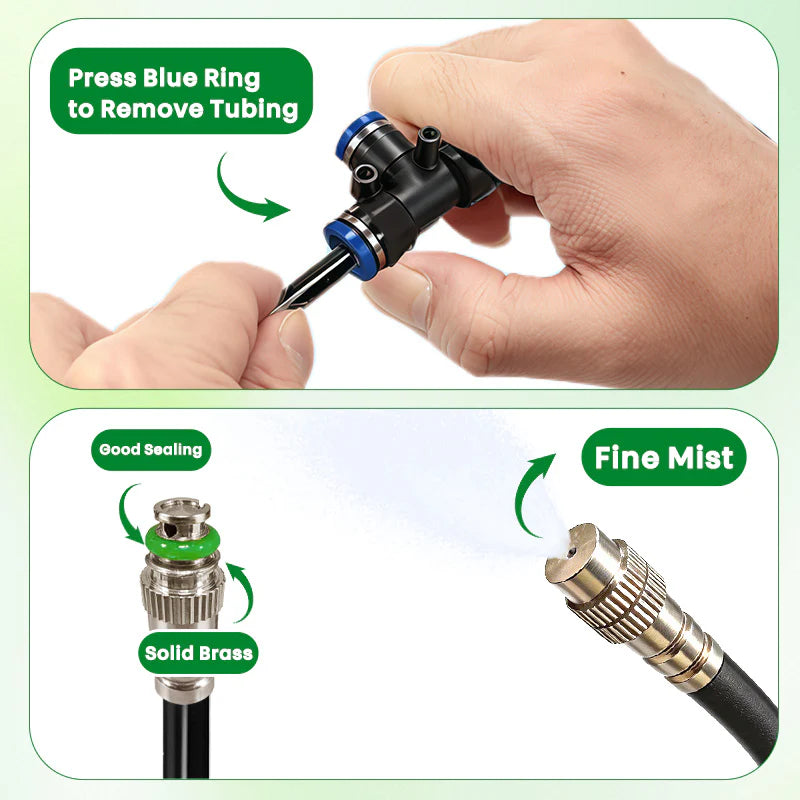 HydraMax™ Drip Irrigation Kit with 360° Flexible Hose