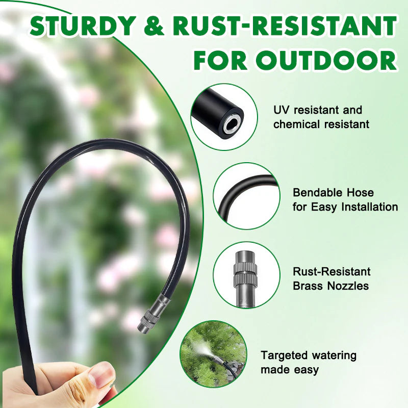 HydraMax™ Drip Irrigation Kit with 360° Flexible Hose