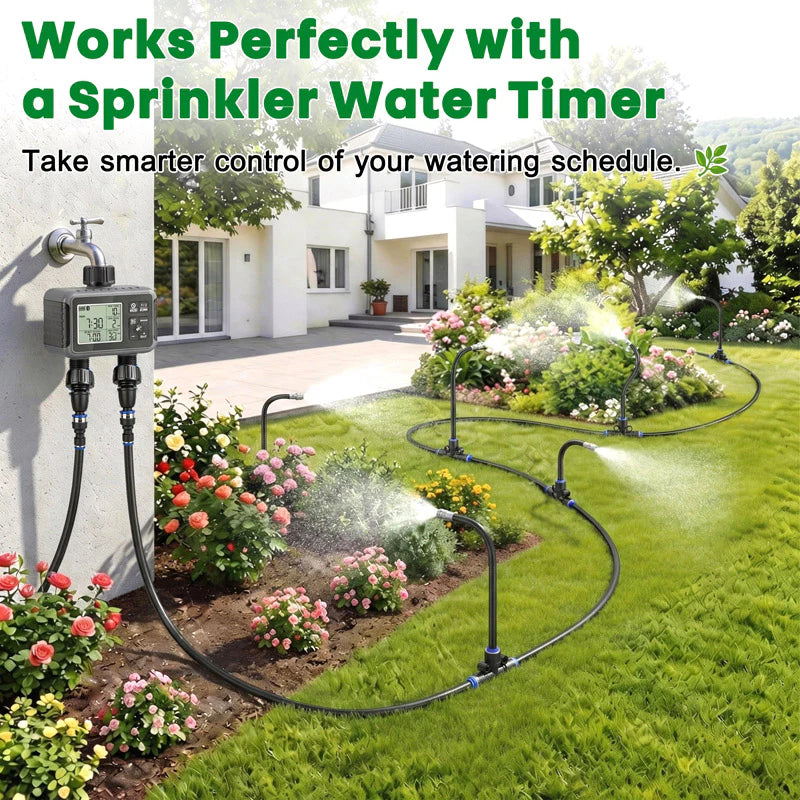 HydraMax™ Drip Irrigation Kit with 360° Flexible Hose