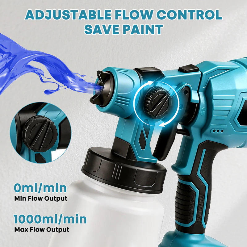 SprayMax™︎ High-pressure Cordless Paint Sprayer + 2 FREE Batteries