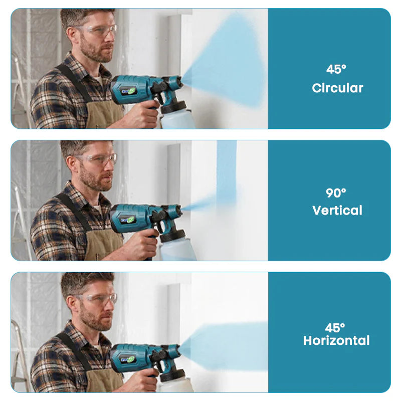 SprayMax™︎ High-pressure Cordless Paint Sprayer + 2 FREE Batteries