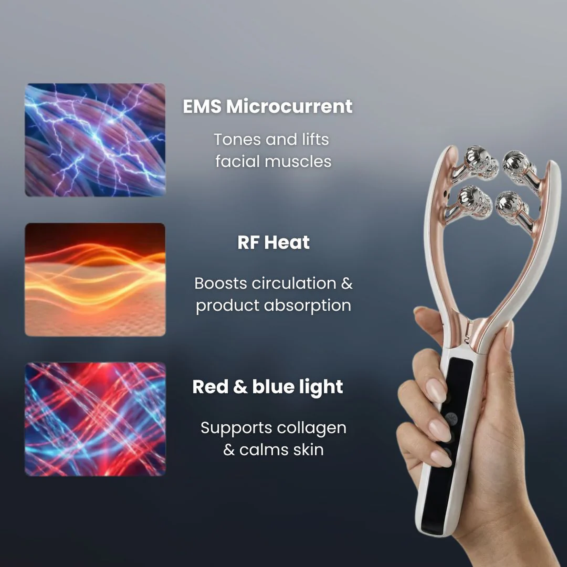 TGH™︎ - 5-in-1 Facial sculpting & lymphatic device